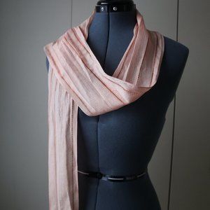 H&M peach coloured long scarf
